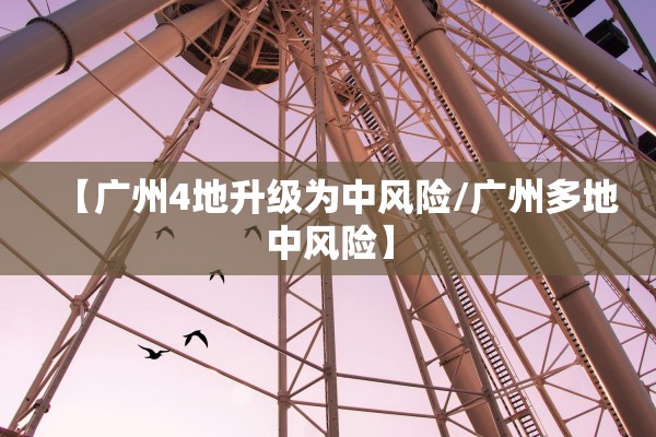 【广州4地升级为中风险/广州多地中风险】