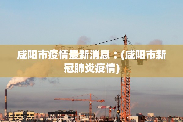咸阳市疫情最新消息︰(咸阳市新冠肺炎疫情) 咸阳市疫情最新消息︰(咸阳市新冠肺炎疫情)