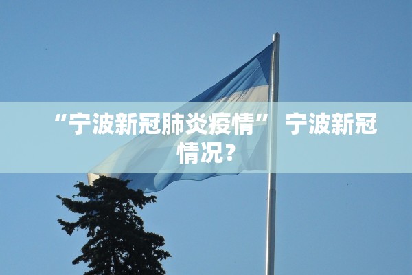 “宁波新冠肺炎疫情	” 宁波新冠情况？