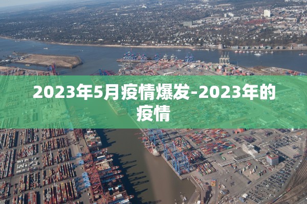 2023年5月疫情爆发-2023年的疫情
