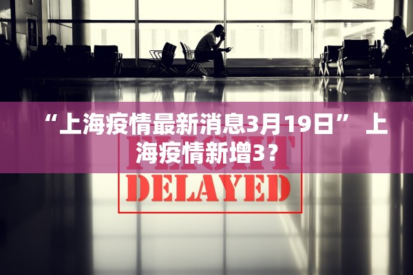 “上海疫情最新消息3月19日” 上海疫情新增3？