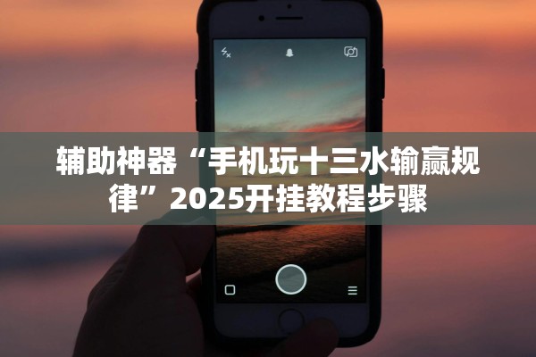 辅助神器“手机玩十三水输赢规律”2025开挂教程步骤