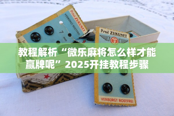 教程解析“微乐麻将怎么样才能赢牌呢”2025开挂教程步骤