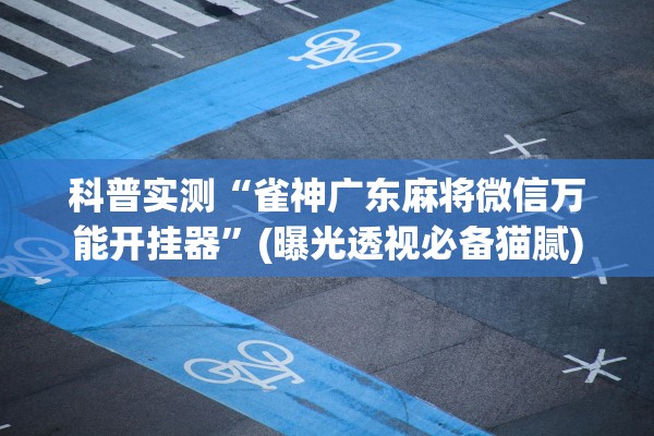 科普实测“雀神广东麻将微信万能开挂器”(曝光透视必备猫腻)