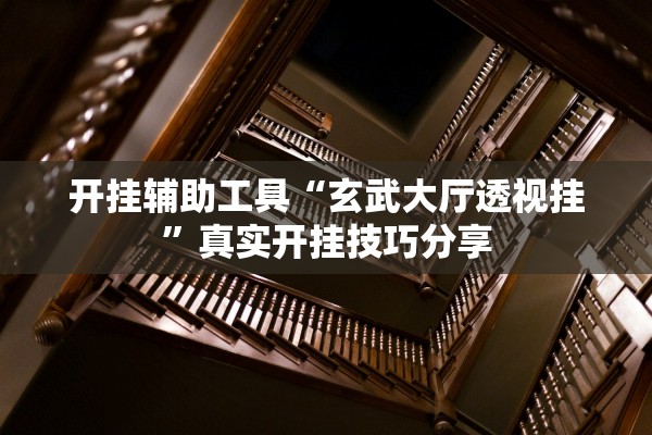 开挂辅助工具“玄武大厅透视挂”真实开挂技巧分享