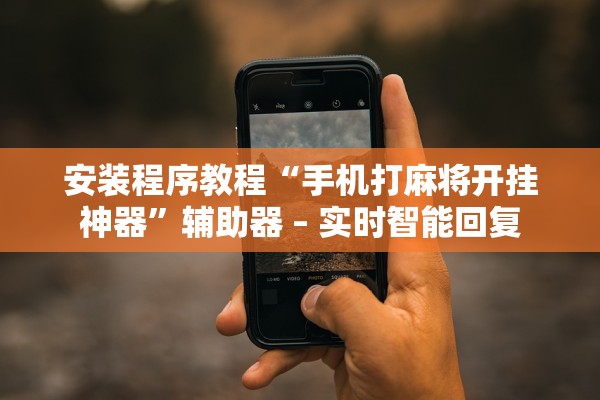 安装程序教程“手机打麻将开挂神器”辅助器 – 实时智能回复