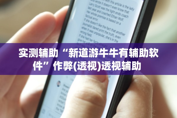实测辅助“新道游牛牛有辅助软件”作弊(透视)透视辅助 