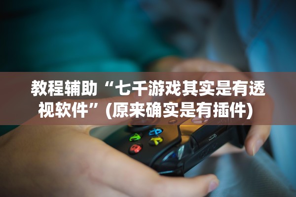 教程辅助“七千游戏其实是有透视软件”(原来确实是有插件) 