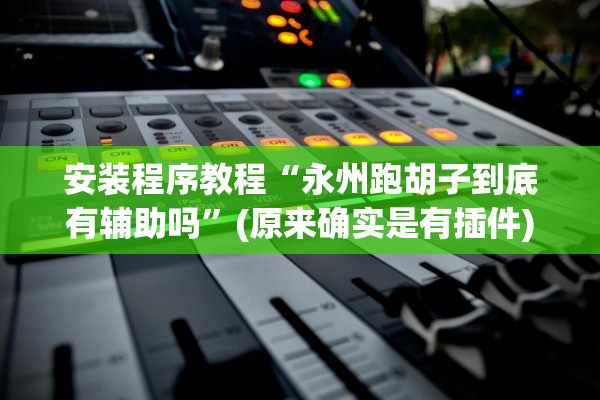安装程序教程“永州跑胡子到底有辅助吗”(原来确实是有插件)
