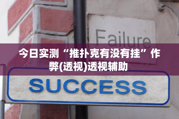 今日实测“推扑克有没有挂”作弊(透视)透视辅助 