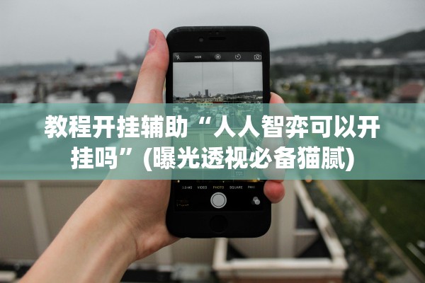 教程开挂辅助“人人智弈可以开挂吗	”(曝光透视必备猫腻)