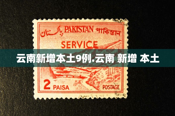 云南新增本土9例.云南 新增 本土