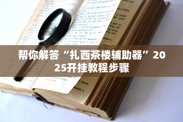 帮你解答“扎西茶楼辅助器”2025开挂教程步骤