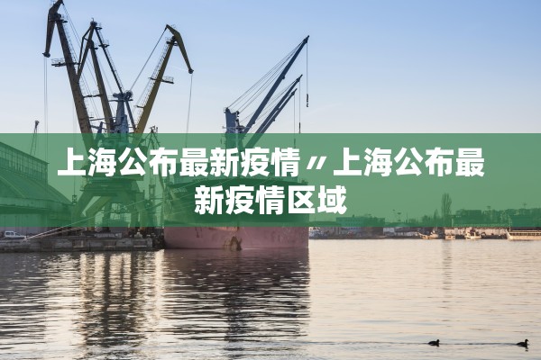 上海公布最新疫情〃上海公布最新疫情区域