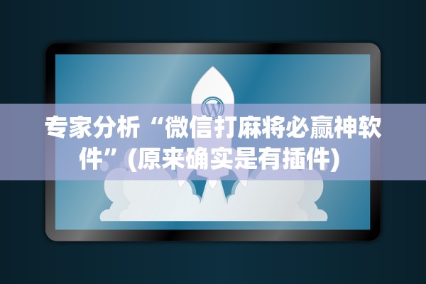 专家分析“微信打麻将必赢神软件”(原来确实是有插件) 