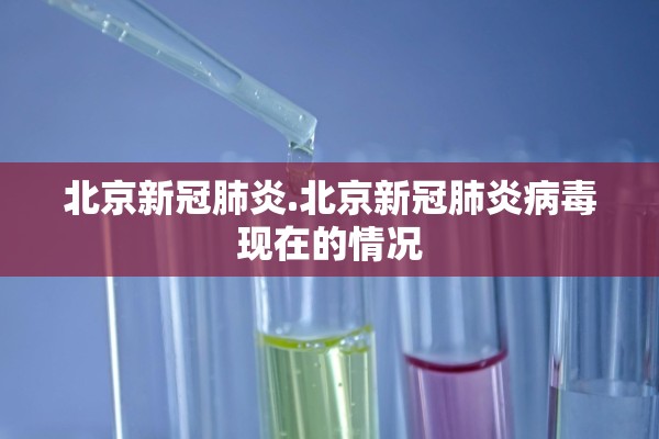 北京新冠肺炎.北京新冠肺炎病毒现在的情况