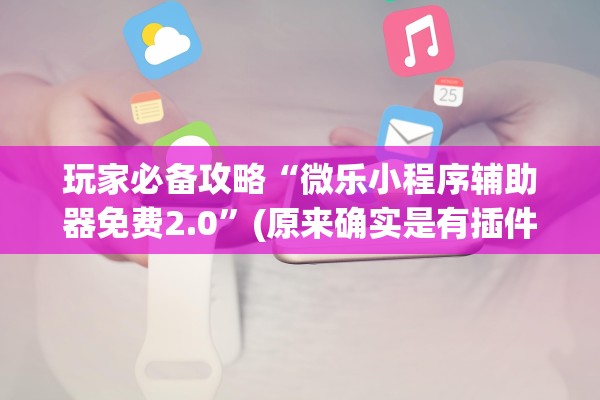 玩家必备攻略“微乐小程序辅助器免费2.0”(原来确实是有插件) 