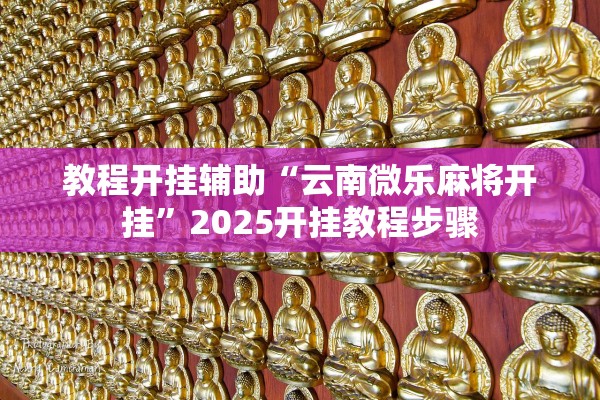教程开挂辅助“云南微乐麻将开挂”2025开挂教程步骤