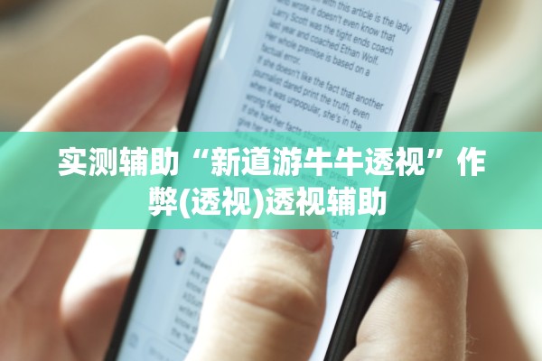 实测辅助“新道游牛牛透视”作弊(透视)透视辅助 