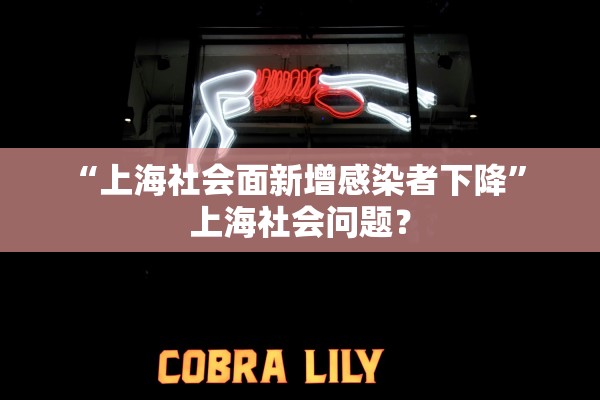 “上海社会面新增感染者下降” 上海社会问题？