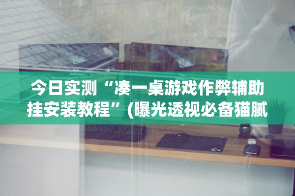 今日实测“凑一桌游戏作弊辅助挂安装教程”(曝光透视必备猫腻)