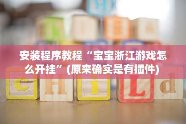 安装程序教程“宝宝浙江游戏怎么开挂”(原来确实是有插件) 