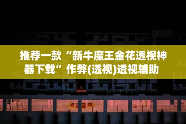 推荐一款“新牛魔王金花透视神器下载	”作弊(透视)透视辅助 