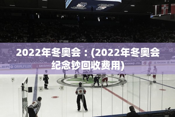 2022年冬奥会︰(2022年冬奥会纪念钞回收费用)