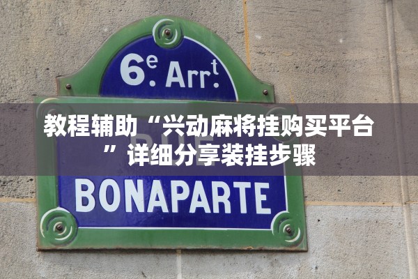 教程辅助“兴动麻将挂购买平台”详细分享装挂步骤