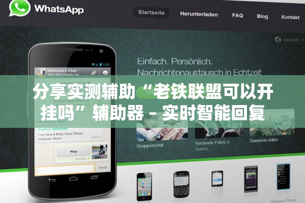 分享实测辅助“老铁联盟可以开挂吗”辅助器 – 实时智能回复