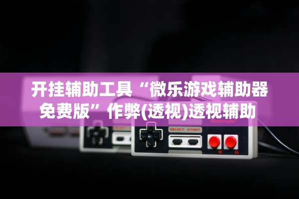 开挂辅助工具“微乐游戏辅助器免费版”作弊(透视)透视辅助 