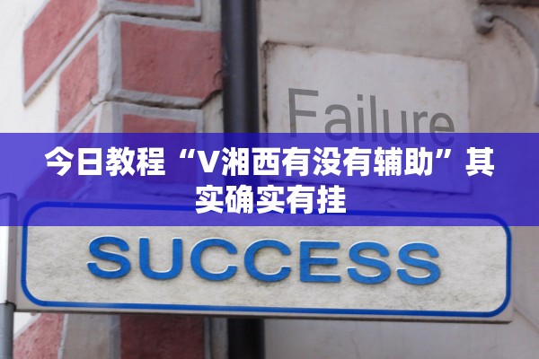 今日教程“V湘西有没有辅助”其实确实有挂