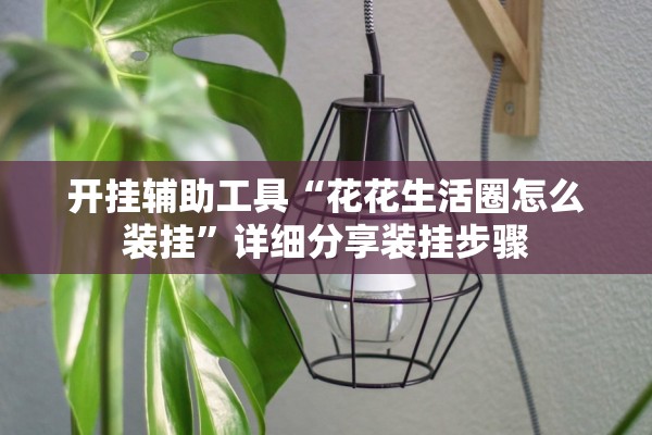 开挂辅助工具“花花生活圈怎么装挂”详细分享装挂步骤
