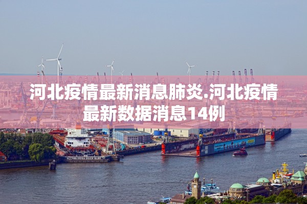 河北疫情最新消息肺炎.河北疫情最新数据消息14例