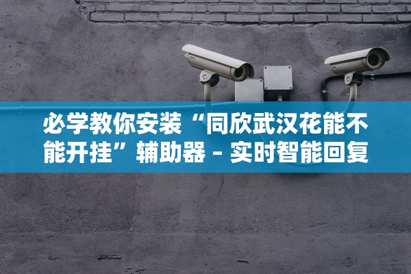 必学教你安装“同欣武汉花能不能开挂”辅助器 – 实时智能回复