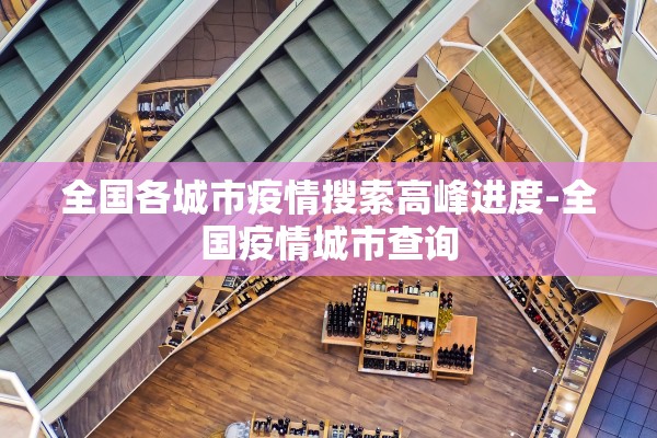 全国各城市疫情搜索高峰进度-全国疫情城市查询