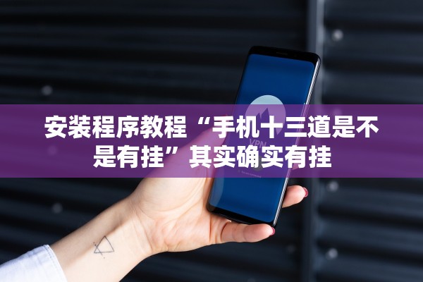安装程序教程“手机十三道是不是有挂”其实确实有挂