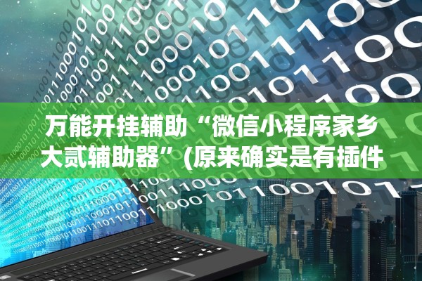 万能开挂辅助“微信小程序家乡大贰辅助器	”(原来确实是有插件) 