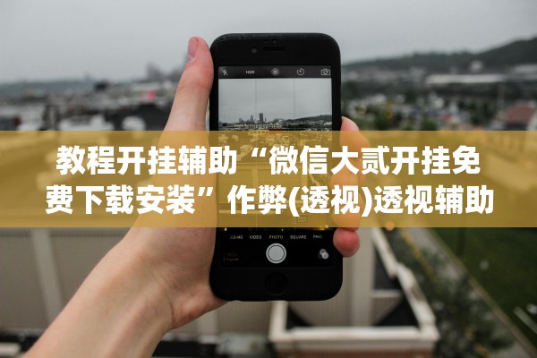 教程开挂辅助“微信大贰开挂免费下载安装”作弊(透视)透视辅助 