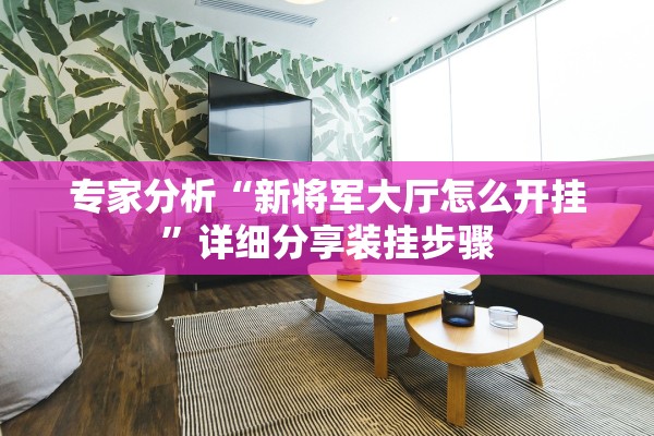 专家分析“新将军大厅怎么开挂”详细分享装挂步骤