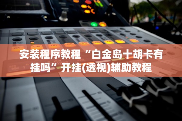 安装程序教程“白金岛十胡卡有挂吗”开挂(透视)辅助教程