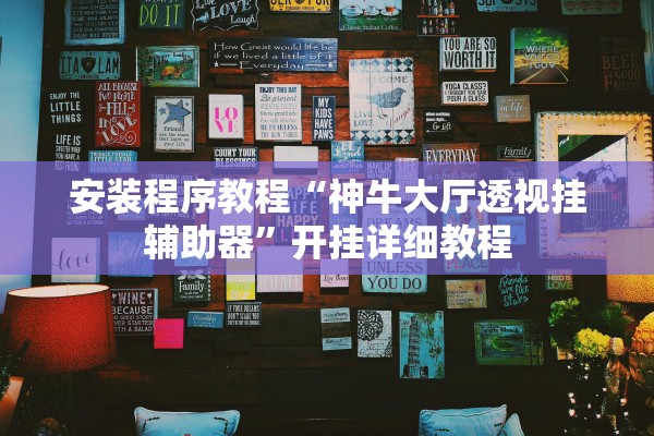 安装程序教程“神牛大厅透视挂辅助器”开挂详细教程