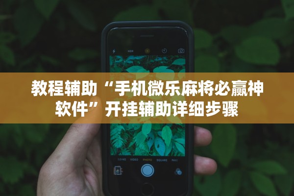 教程辅助“手机微乐麻将必赢神软件”开挂辅助详细步骤
