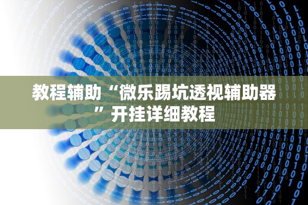 教程辅助“微乐踢坑透视辅助器”开挂详细教程