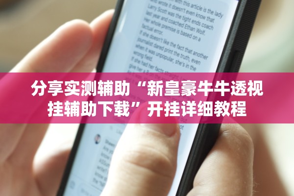 分享实测辅助“新皇豪牛牛透视挂辅助下载”开挂详细教程