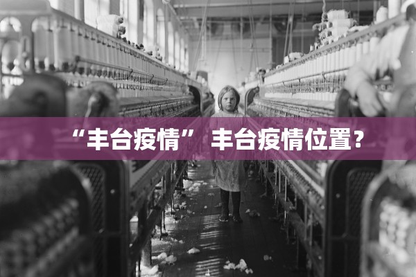 “丰台疫情” 丰台疫情位置？