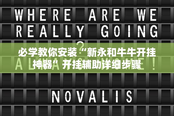 必学教你安装“新永和牛牛开挂神器”开挂辅助详细步骤