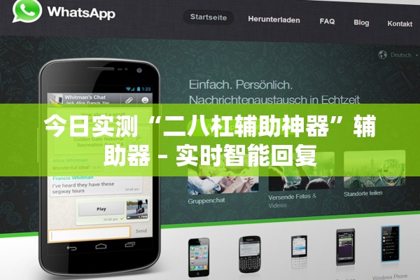 今日实测“二八杠辅助神器”辅助器 – 实时智能回复