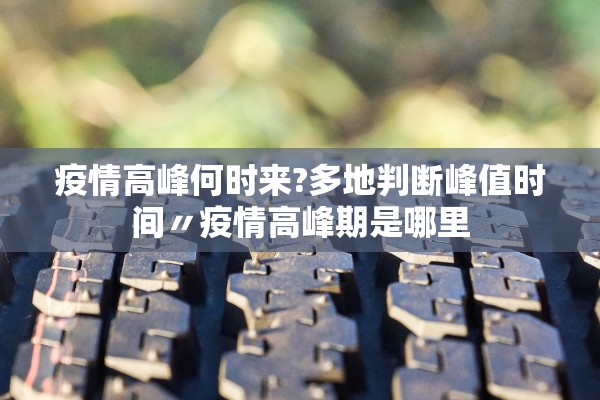 疫情高峰何时来?多地判断峰值时间〃疫情高峰期是哪里