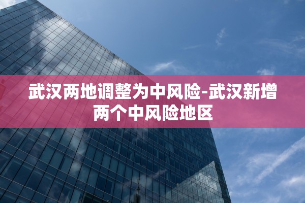 武汉两地调整为中风险-武汉新增两个中风险地区 武汉两地调整为中风险-武汉新增两个中风险地区